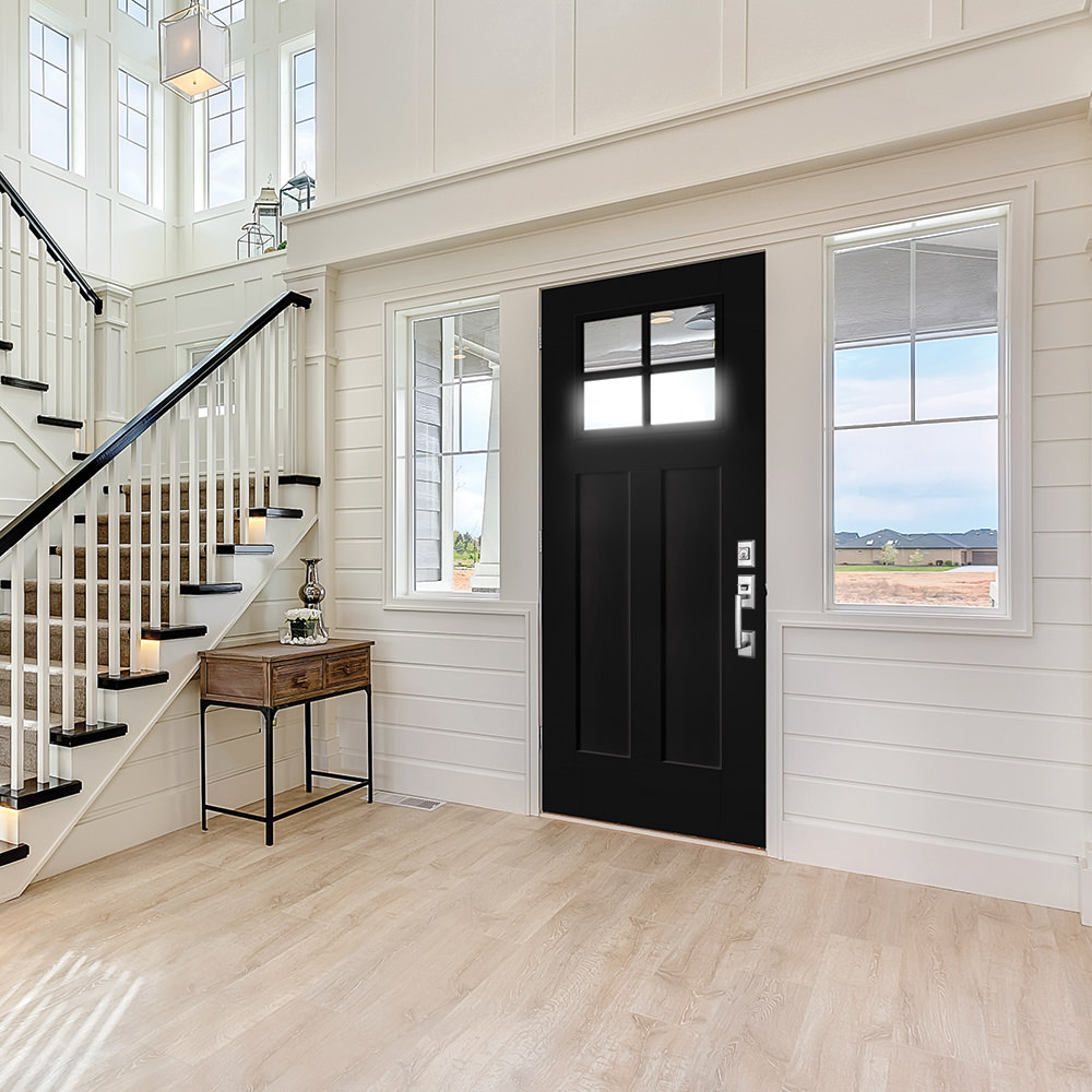 smooth fiberglass door